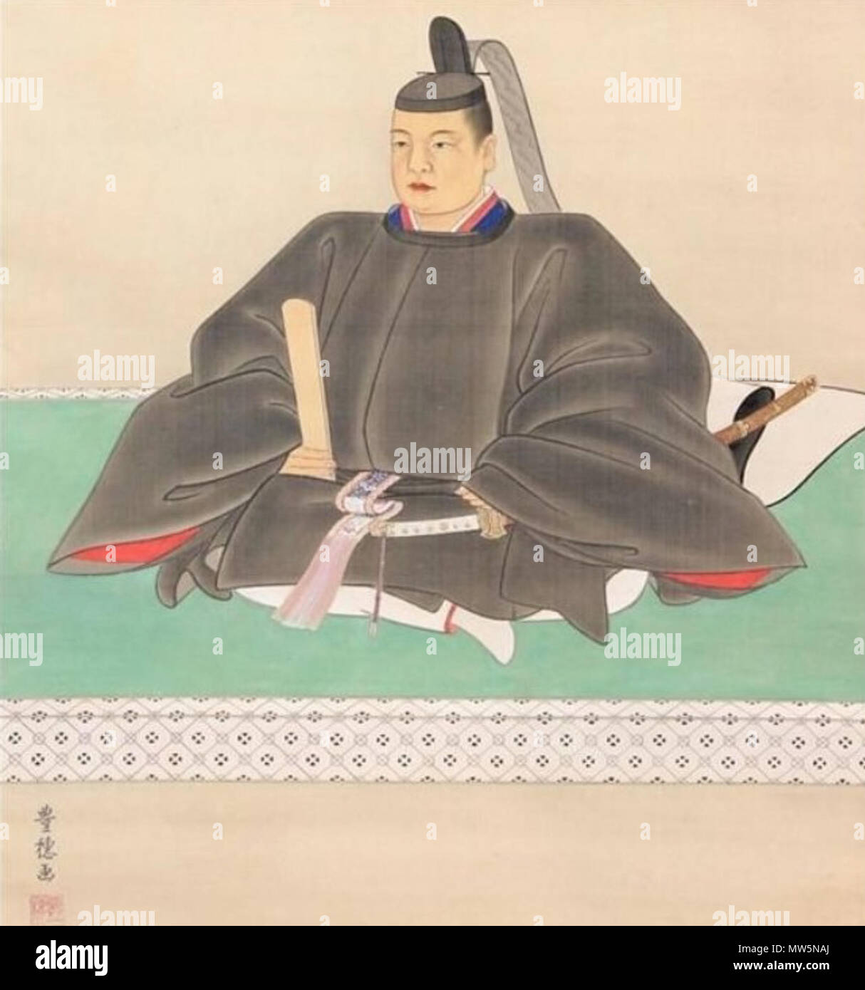 . 日本語: 小笠原忠幹の肖像。. 1. Januar 2013. Unbekannt 453 OgasawaraTadayoshi Stockfoto