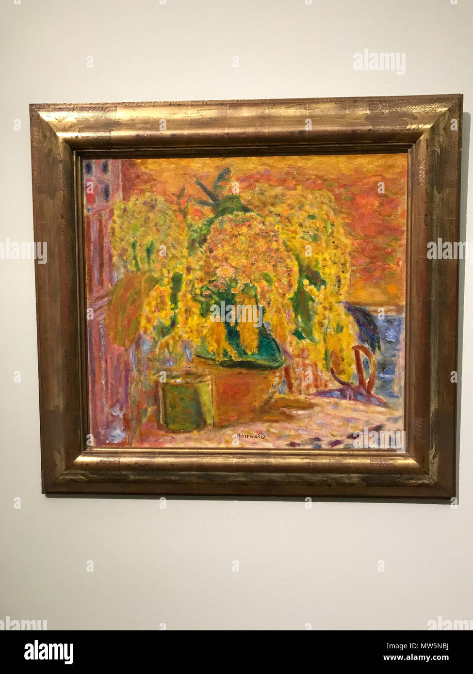 . Englisch: Pierre Bonnard Malerei an der Matisse - Bonnard Ausstellung im Städel Museum. 21 Oktober 2017, 14:15:25. Multichill 482 Pierre Bonnard - Matisse-Bonnard Frankfurt, 04. Stockfoto