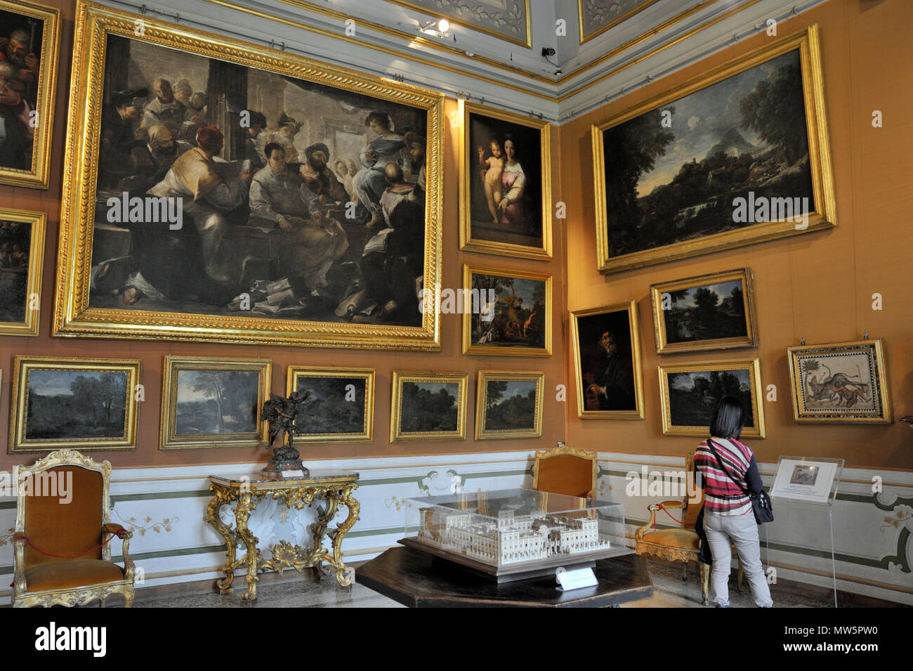 Italien, Rom, Palazzo Corsini, Galleria Nazionale di Arte Antica Corsini Sammlung Kunstgalerie Stockfoto