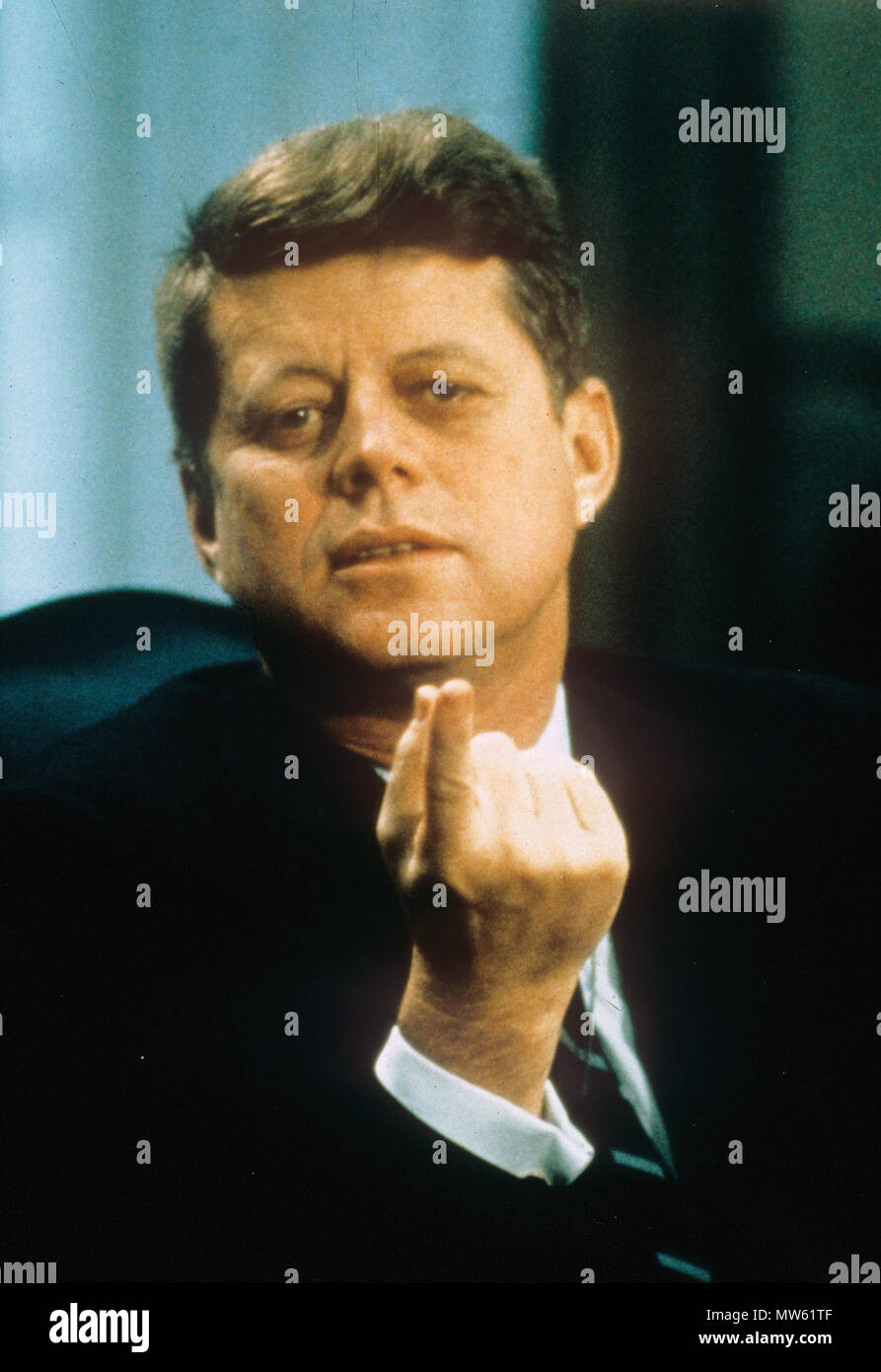 JOHN F. Kennedy (1917-1963), 35. Präsident der Vereinigten Staaten im Jahr 1962 Stockfoto
