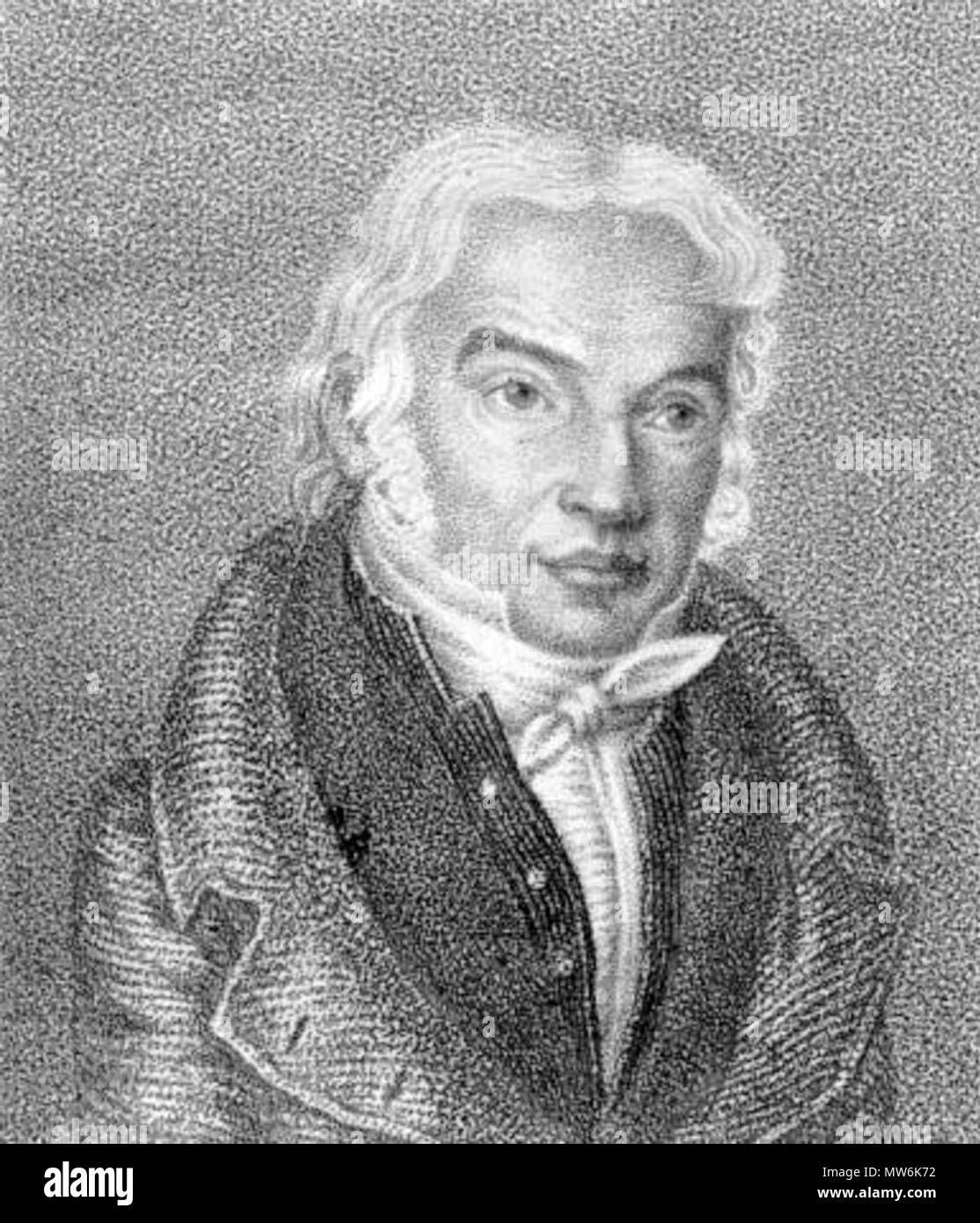 . Englisch: Italienischer Komponist Ambrogio Minoja (1752-1825). Dichtfläche Gravur von Luigi Rados (1773-1840). 19. Luigi Rados 41 Ambrogio Minoja von Luigi Rados Stockfoto