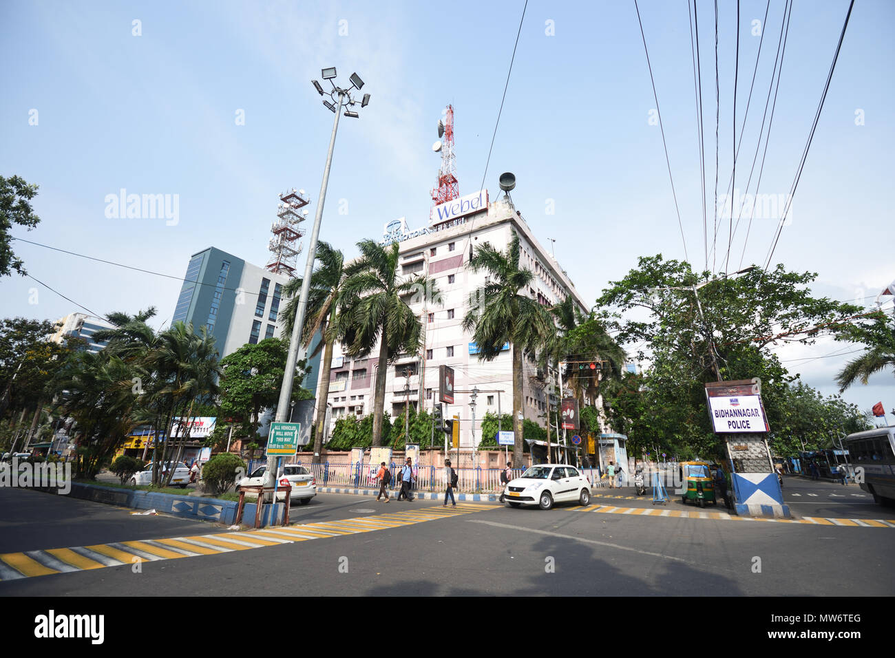 SDF-Gebäude, Sector V, Salt Lake City, Kolkata Stockfoto