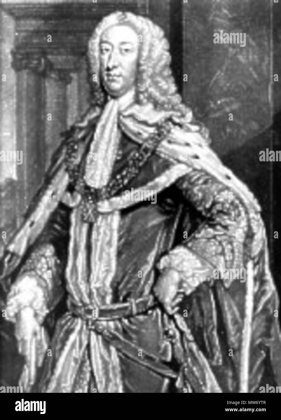 . James Murray, 2. Herzog von Atholl (1690-1764). Zeitgenössisches Porträt. Diese Datei fehlt, Informationen zum Autor. 15 2 ndDukeOfAtholl Stockfoto