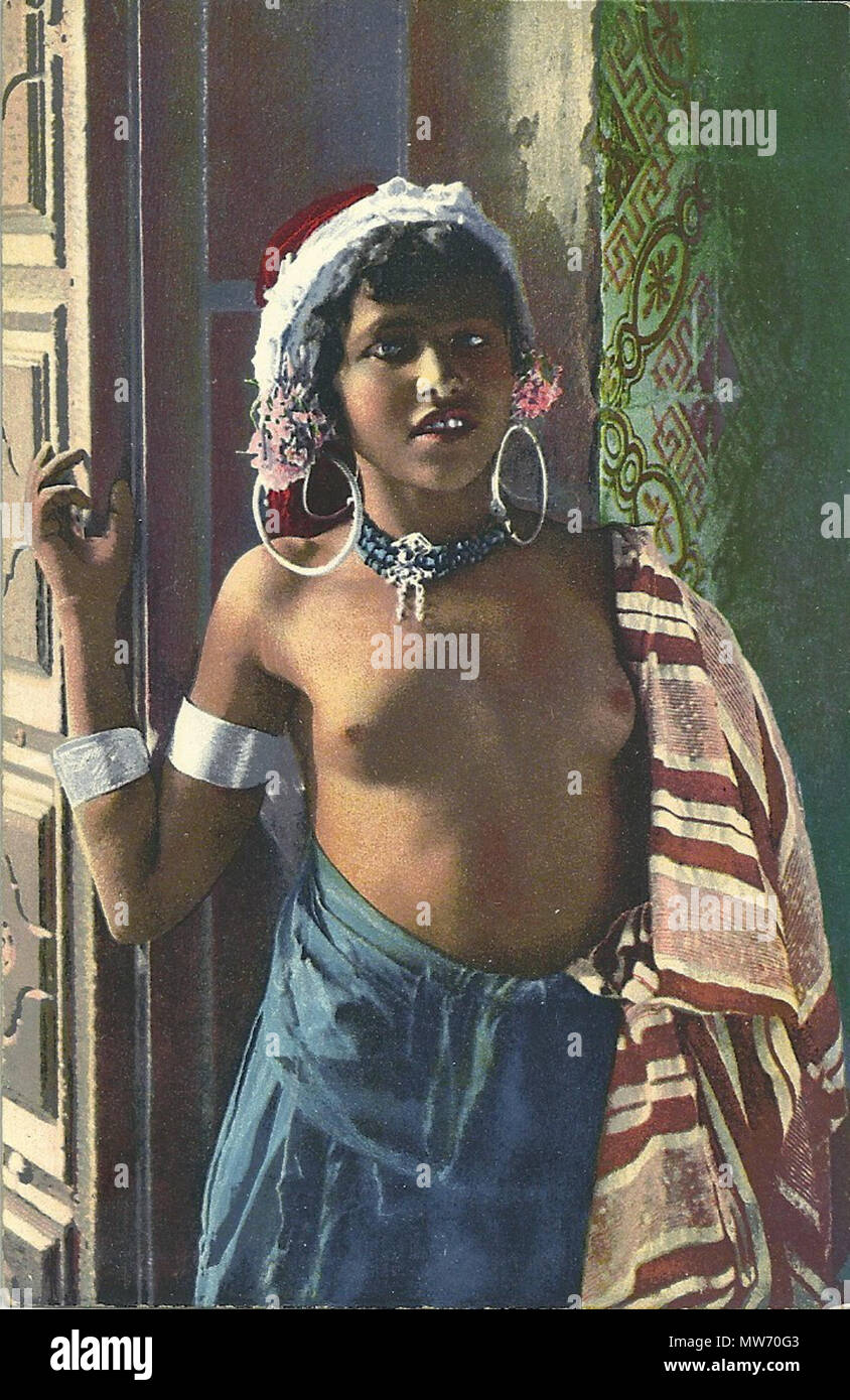 . Français: 723-Typen d'Orient. 1910 s?. Lehnert & Landrock 18 723-Typen d'Orient Stockfoto