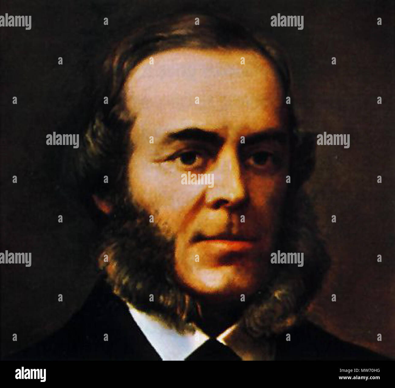 . John spencer-churchill, 7. Herzog von Marlborough (1822-1883). Zeitgenössisches Porträt. Diese Datei fehlt, Informationen zum Autor. 19 7 thDukeOfMarlborough Stockfoto