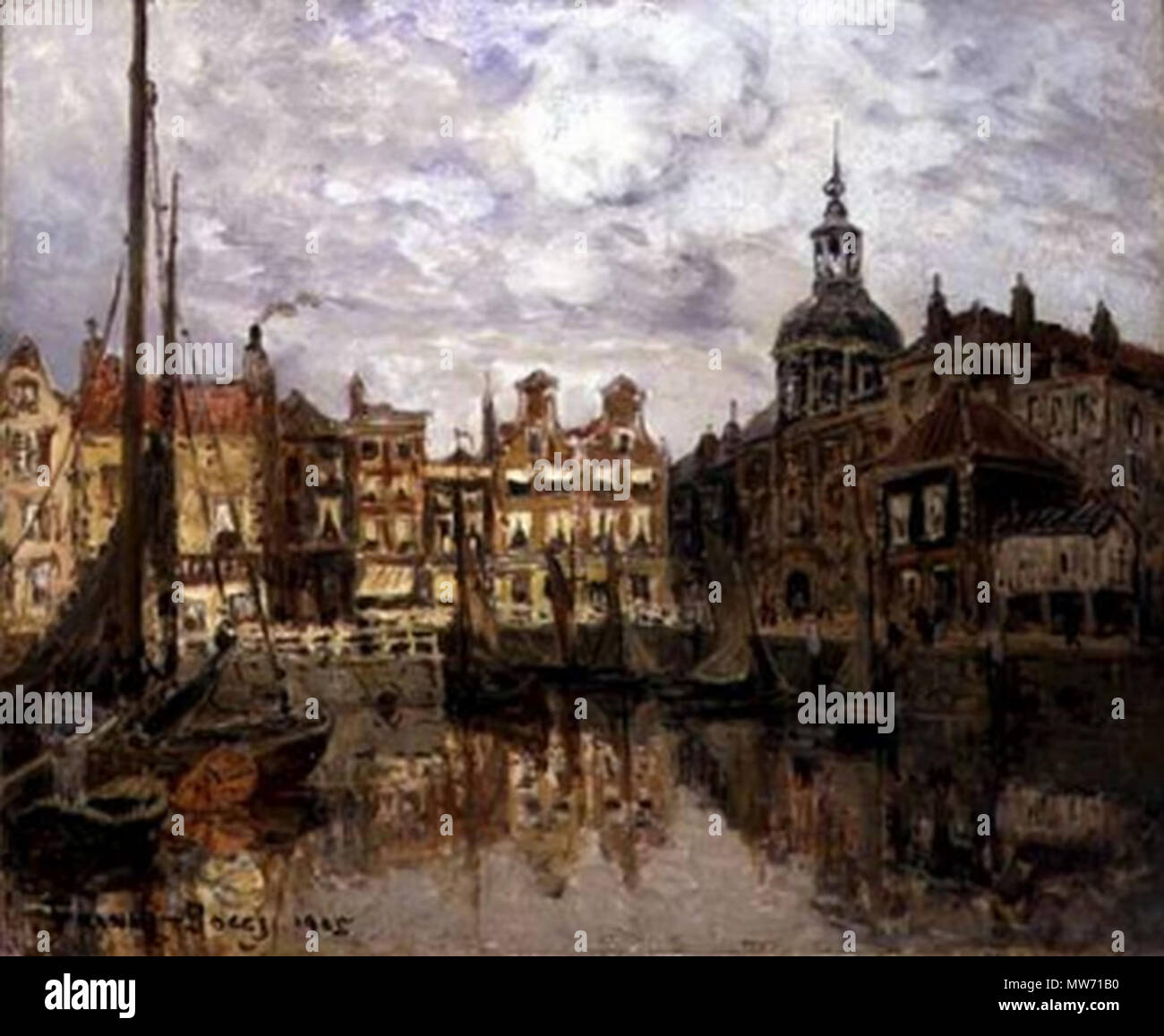 . Français: ein Port par Le peintre américain Frank Myers Boggs (1855-1926). Hst- (38 x 46 cm). Datée 1905. En Bas Signée à gauche. Exposition: Paris, Galerie Daniel Malingue. 1905. Frank Myers Boggs (1855 - 1926) Beschreibung Französisch-amerikanische Maler Geburtsdatum / Tod vom 6. Dezember 1855 8. August 1926 Ort der Geburt / Tod Springfield Meudon Authority control: Q 1306009 VIAF: 12575100 ISNI: 0000 0001 0871 1171 ULAN: 500023042 87120294 LCCN: n GND: 174186711 WorldCat 21 ein Port par Frank Boggs Stockfoto