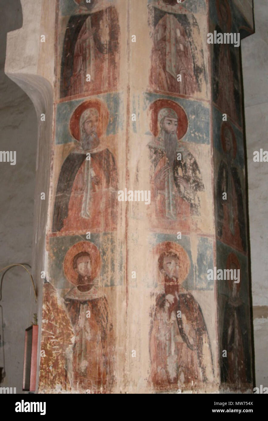 . Englisch: ananuri Wandbild. Mittelalter. Unbekannt 43 Ananuri Wandbild 21. Stockfoto