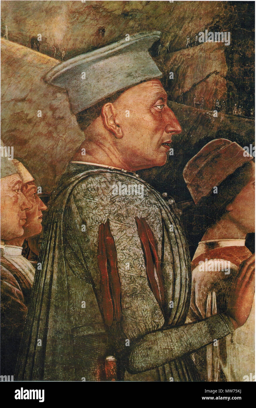 . Lodovico Gonzaga. 15. Jahrhundert 45 Andrea Mantegna 081 detail Stockfoto