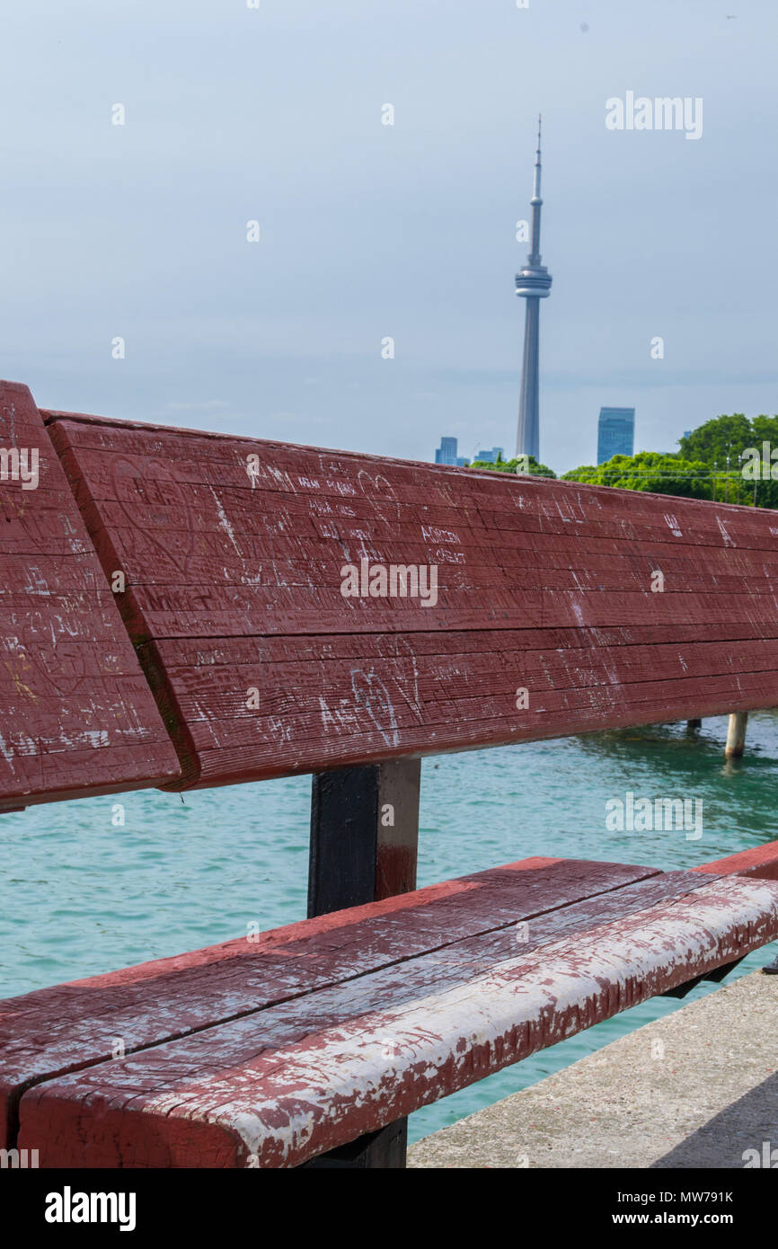 Stadt leben und die Stadt vibe in Toronto, Kanada. Von der Stadt Märkte zu historischen Backsteinbauten, gehen die Bezirke dieser Stadt. Stockfoto