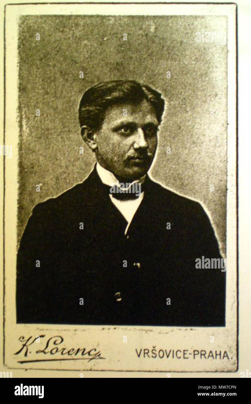 . Čeština: hudební Kramenič skladatel Adolf (1889 - 1953) okolo roku 1909. 2. November 2011. Unbekannt 27 AdolfKramenic 1. Stockfoto