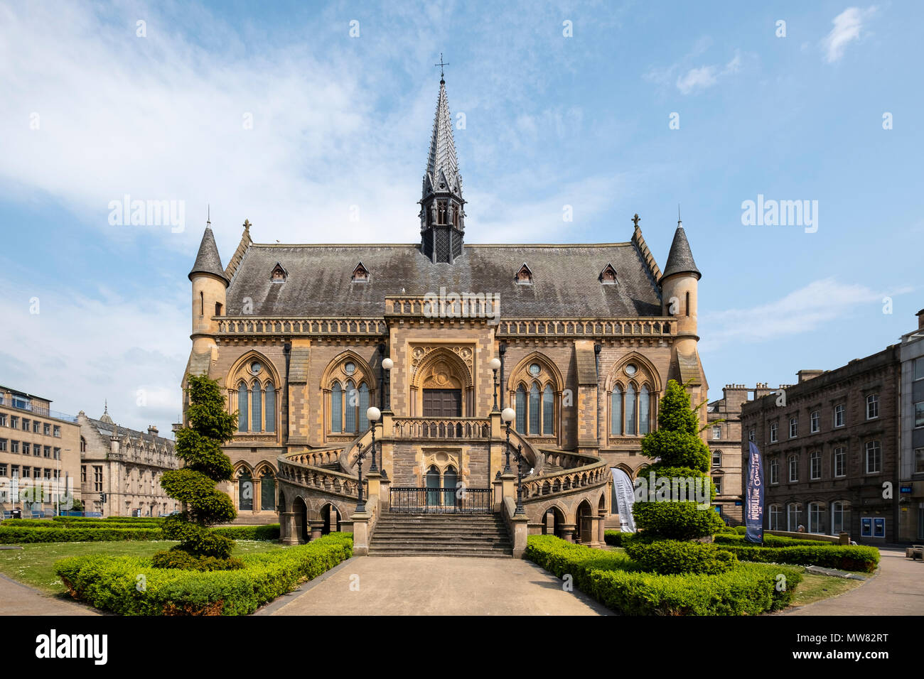 Ansicht der McManus Kunstgalerie und Museum in Dundee, Tayside, Schottland, Großbritannien Stockfoto