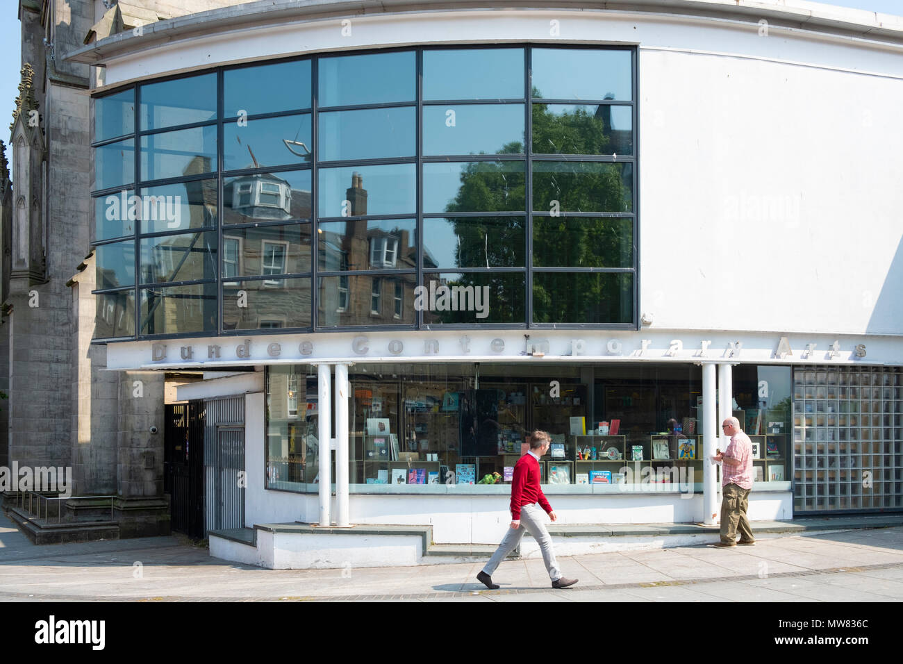 Äußere des Dundee Contemporary Arts Center (DCA) in Dundee, Schottland, Großbritannien Stockfoto