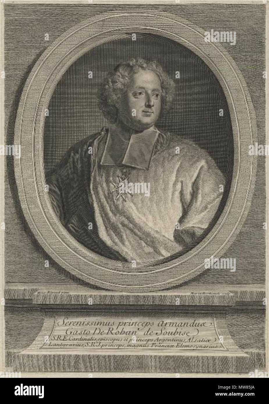 . Englisch Armand Gaston, comte de Rohan von Marie Anne Horthemels