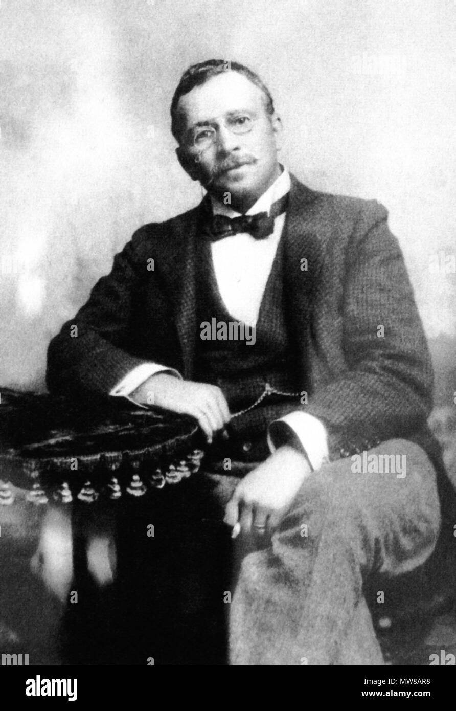 . Portrait von Barney Barnato (1852-1897). ca. 1890. Unbekannt 72 Barney Barnato 00 Stockfoto
