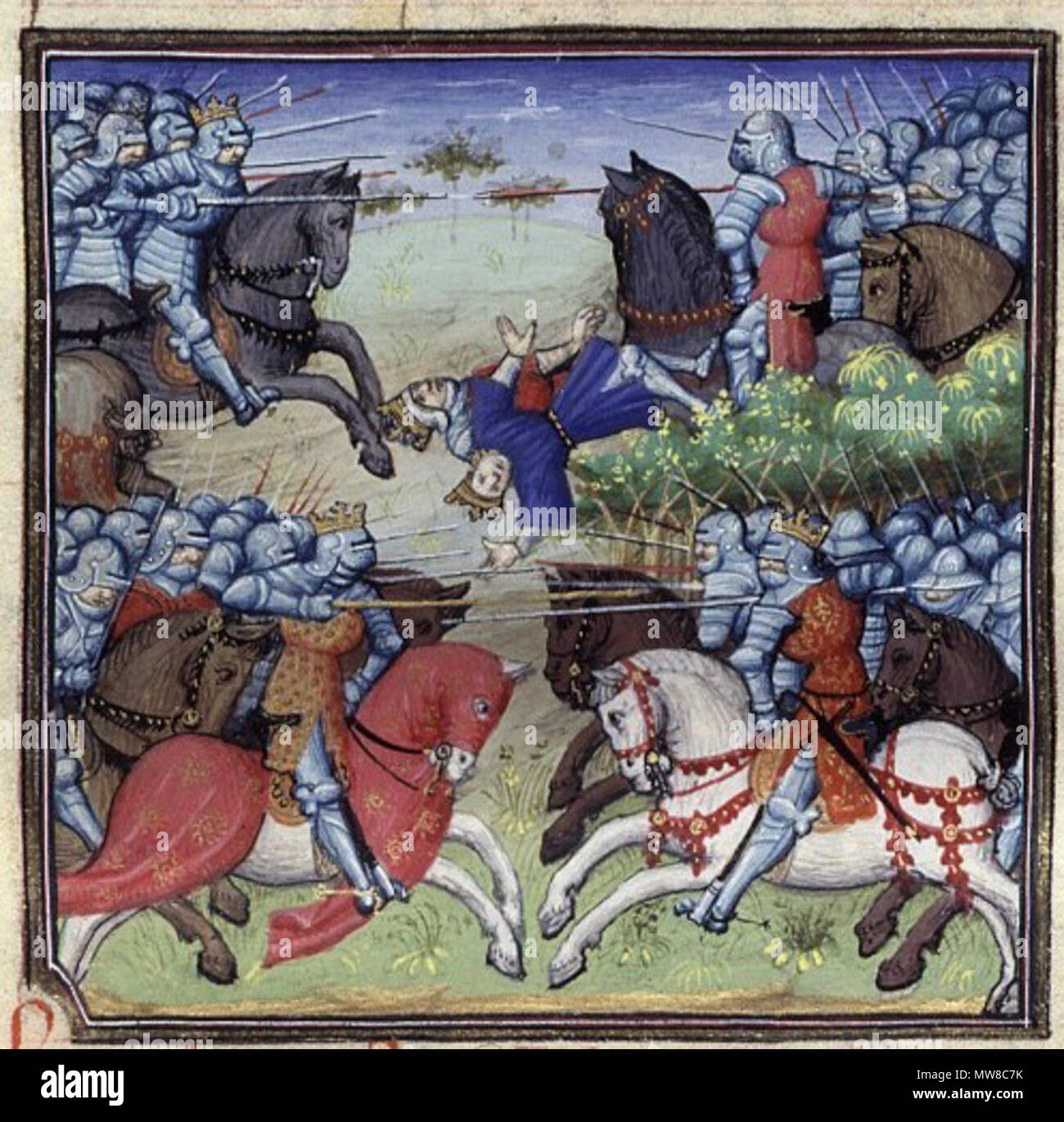. Schlacht von Benevent. 15. Jahrhundert. Unbekannt 79 Benevento 1. Stockfoto