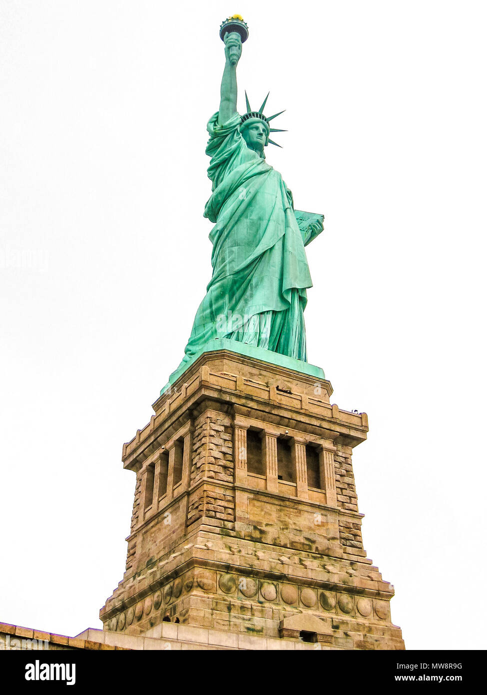 Die berühmte Freiheitsstatue Monument, das Symbol von New York City, USA. Stockfoto
