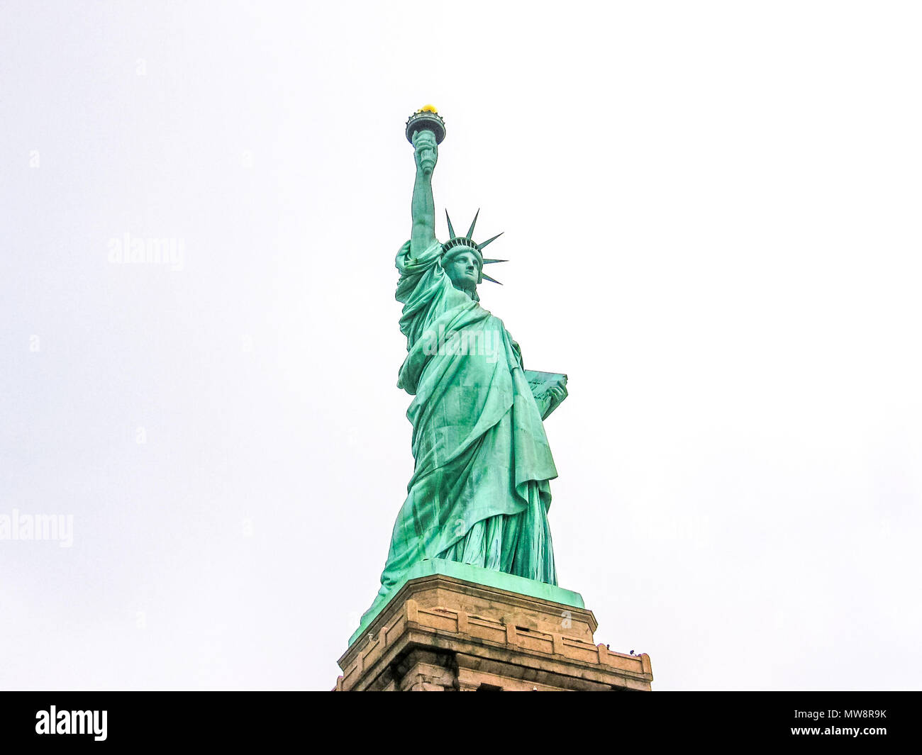 Die berühmte Freiheitsstatue Monument, das Symbol von New York City, USA. Stockfoto