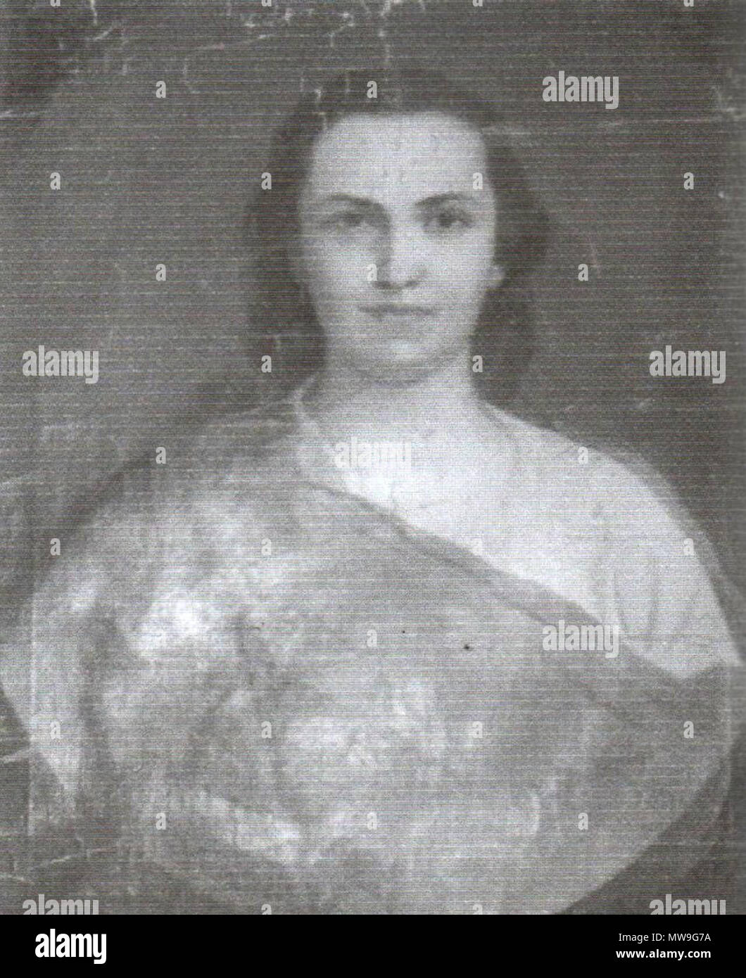 . Español: Retrato de Carmen Salinas de la Vega, Primera Dama de Ecuador. ca. 1930. Unbekannt 114 Carmen Salinas de la Vega Stockfoto