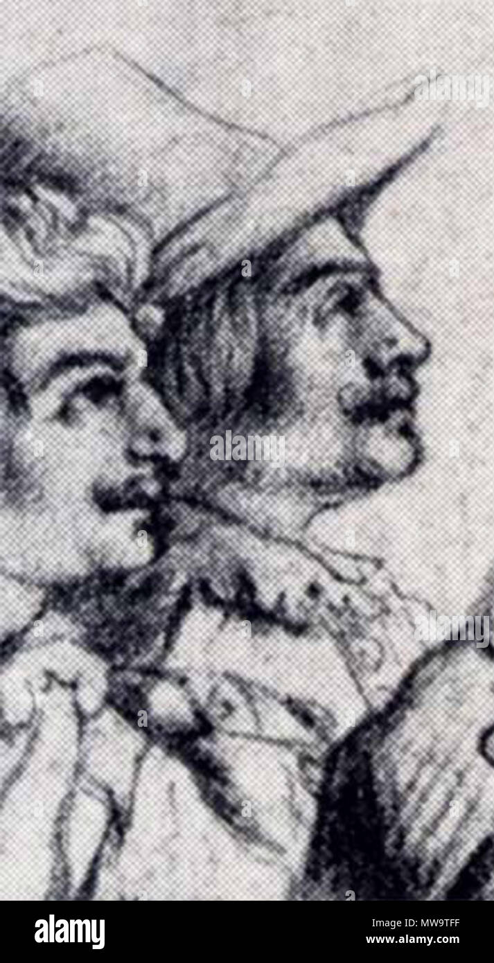 . Detail. Anfang des 17. Jahrhunderts. Unbekannt 143 Cornelis-van-Poelenburgh Stockfoto