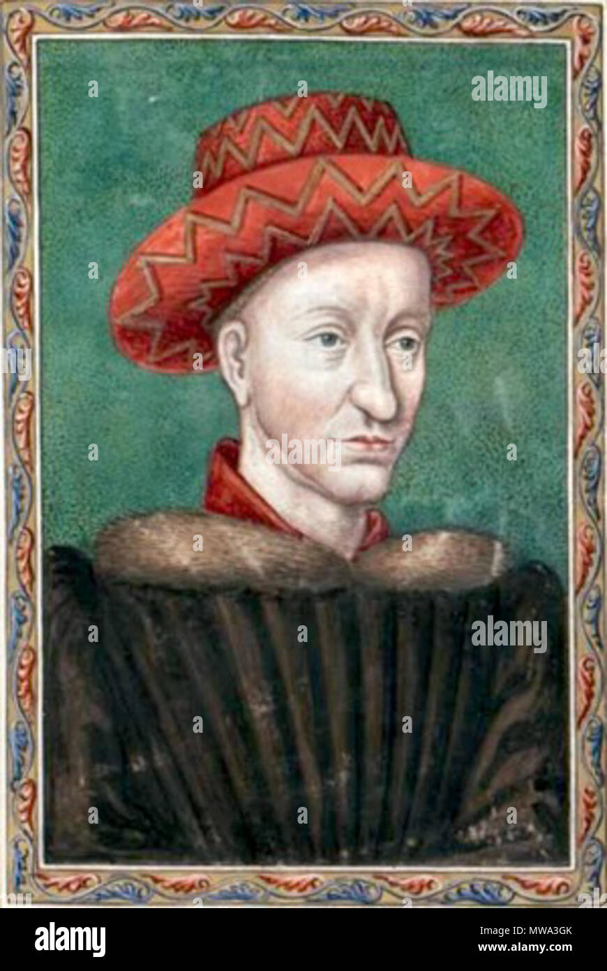 . Charles VII. Datum unbekannt. Anonym 124 Charles 7. Stockfoto