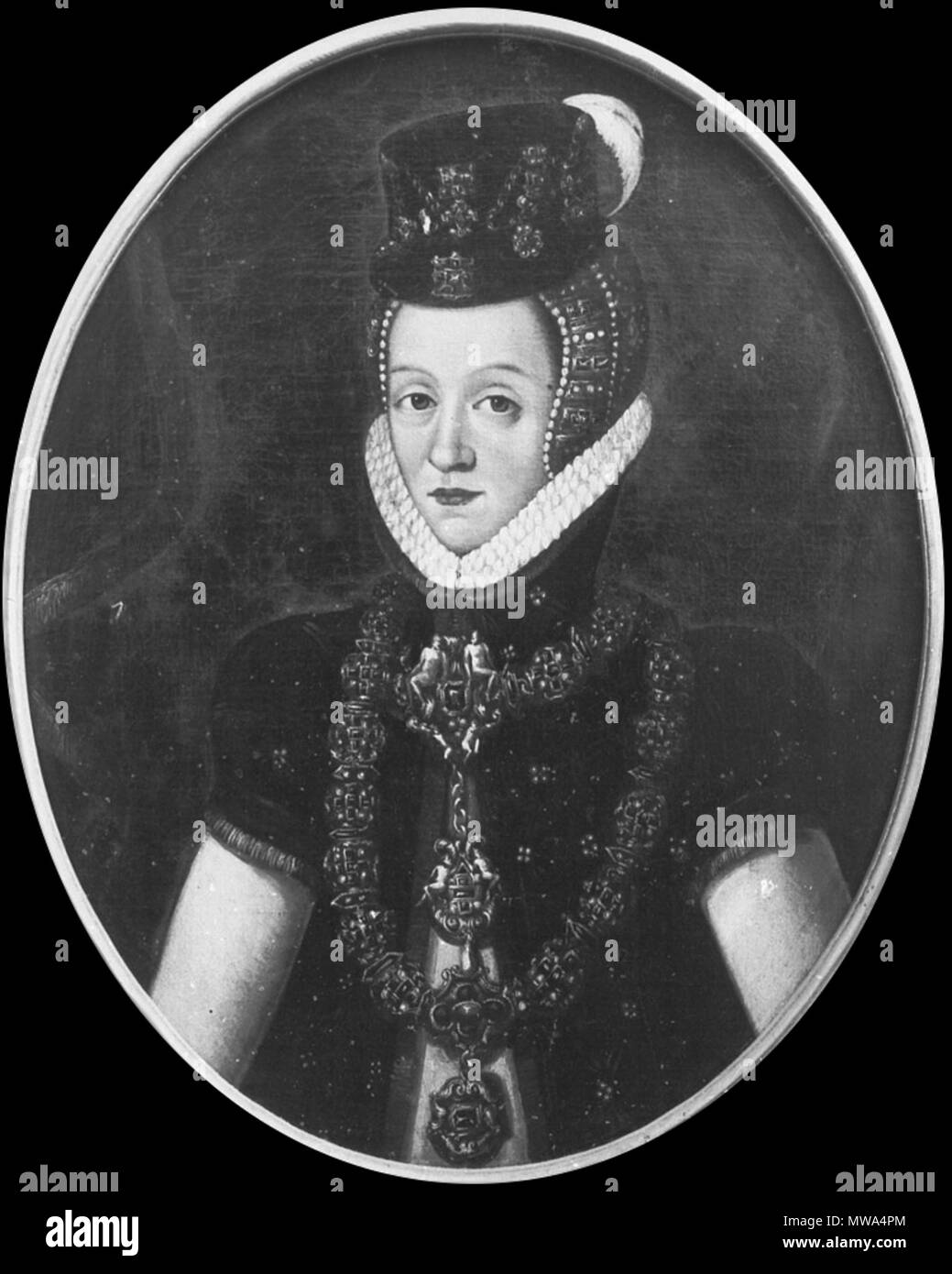 . Français: Christine de Hessen, épouse d'Adolf de Holstein Gottorp. 30. August 2011. Peintre Inconnu 129 Christine de Hessen Stockfoto