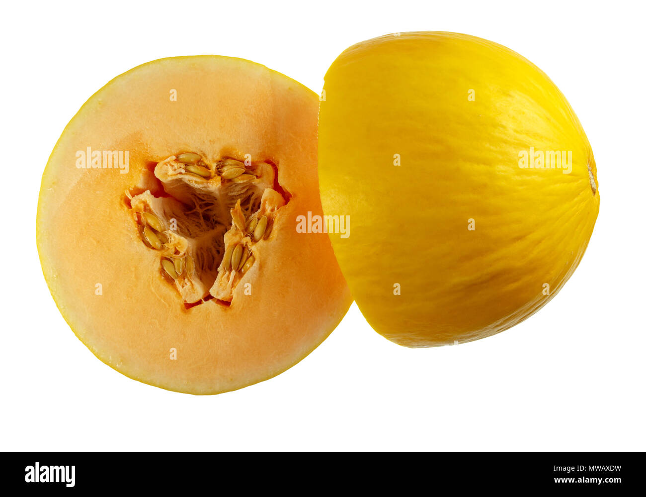 Orange Candy Melone ist eine neue Sorte von Melone, sehr süß und sehr