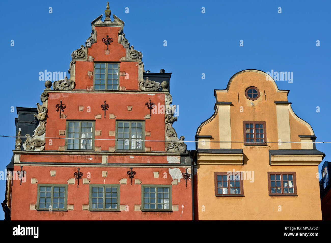 Stockholm: Platz Stortorget, Gamla Stan Stockfoto