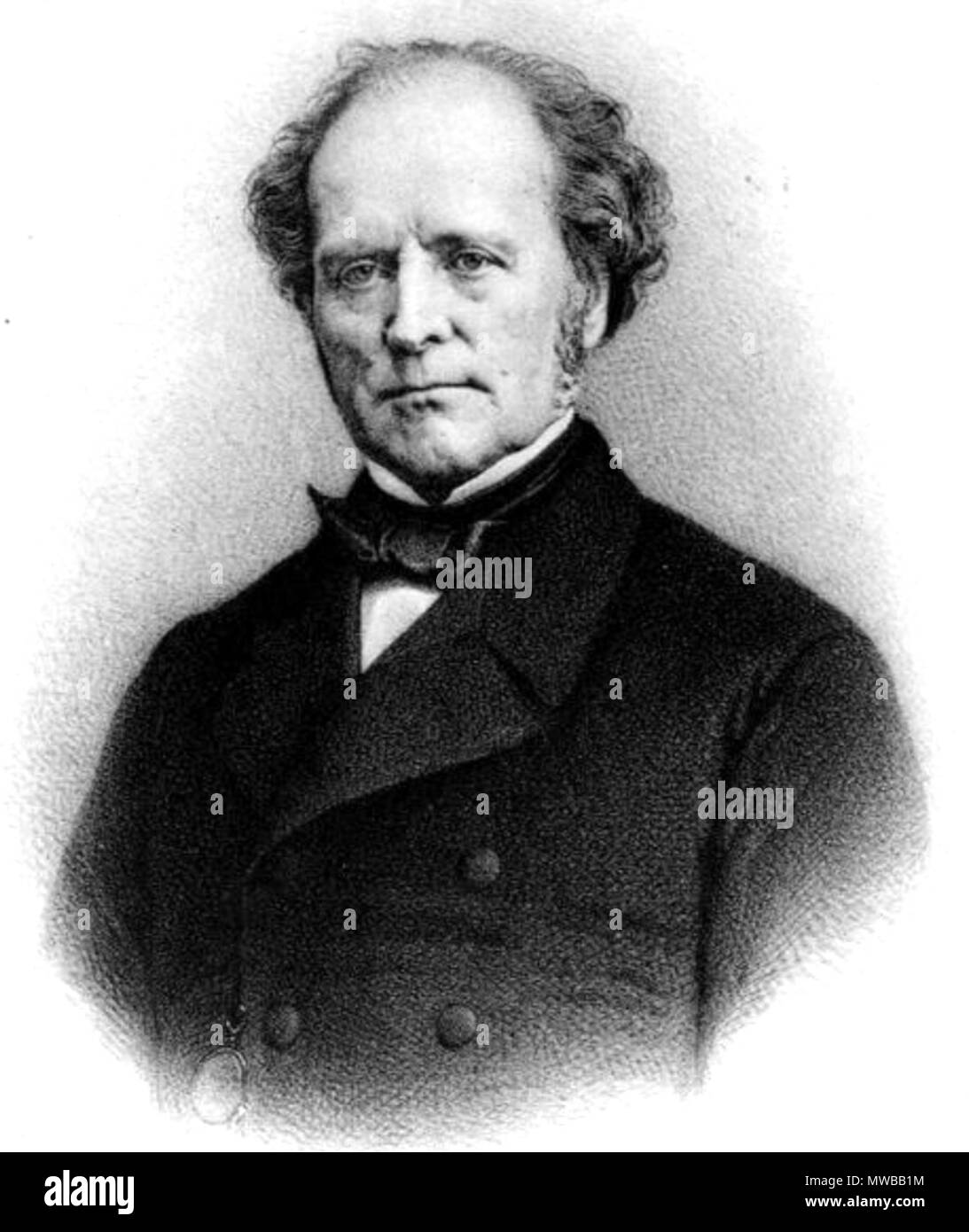 . Englisch: François-Auguste Mignet (1796-1884), Journaliste, Historiker, "immortel" Mitglied der Académie française. N.b. (Ca. 1865?). unbekannter Künstler 217 Francois-Auguste Mignet Stockfoto