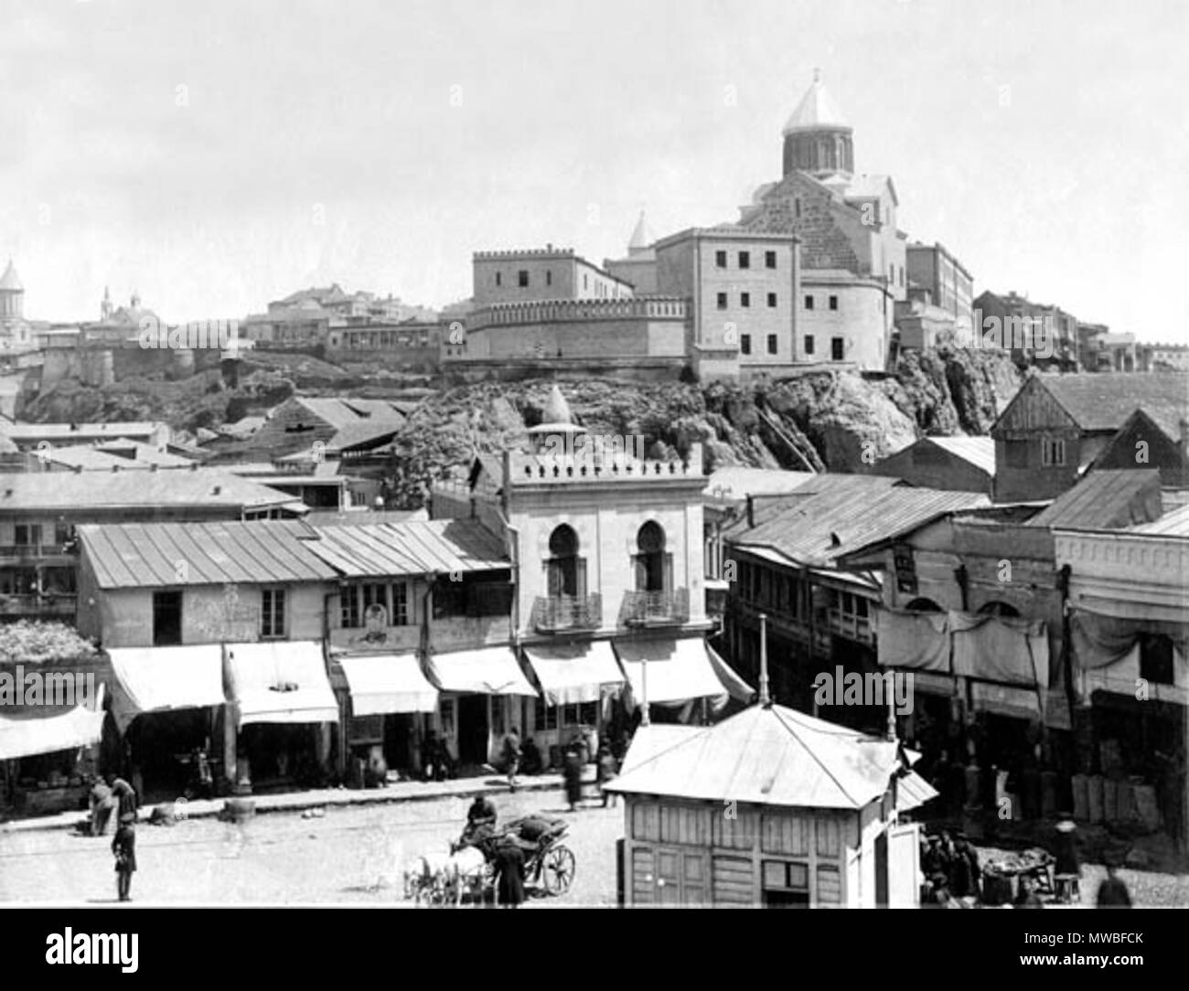 . Tiflis im 19. Jahrhundert. Paata Vardanashvili 455 Oldtbilisi 3 Stockfoto