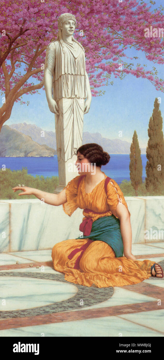. Alte Zeitvertreibe. 1916. John William Godward (1861 - 1922) Alternative Namen John Godward; J. W. Godward; j. godward; Godward Beschreibung britische Maler Geburtsdatum / Tod am 9. August 1861 vom 13. Dezember 1922 Ort der Geburt / Todes Wimbledon, London, England London Arbeitsort Rom (1912 - 1919) Kontrolle: Q 464999 VIAF: 69203927 ISNI: 0000 0000 6663 818 X ULAN: 500031752 LCCN: 92040444 GND Nr: 121950638 WorldCat 248 Godward - Antike Zeitvertreibe-1916 Stockfoto