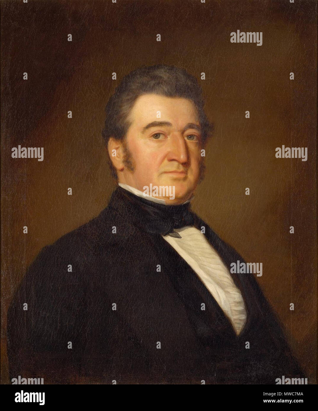 . Englisch: Frederick A. Tallmadge, New York Kongreßabgeordneten. 1849. John Vanderlyn (1775-1852) 219 Friedrich A. Tallmadge Stockfoto