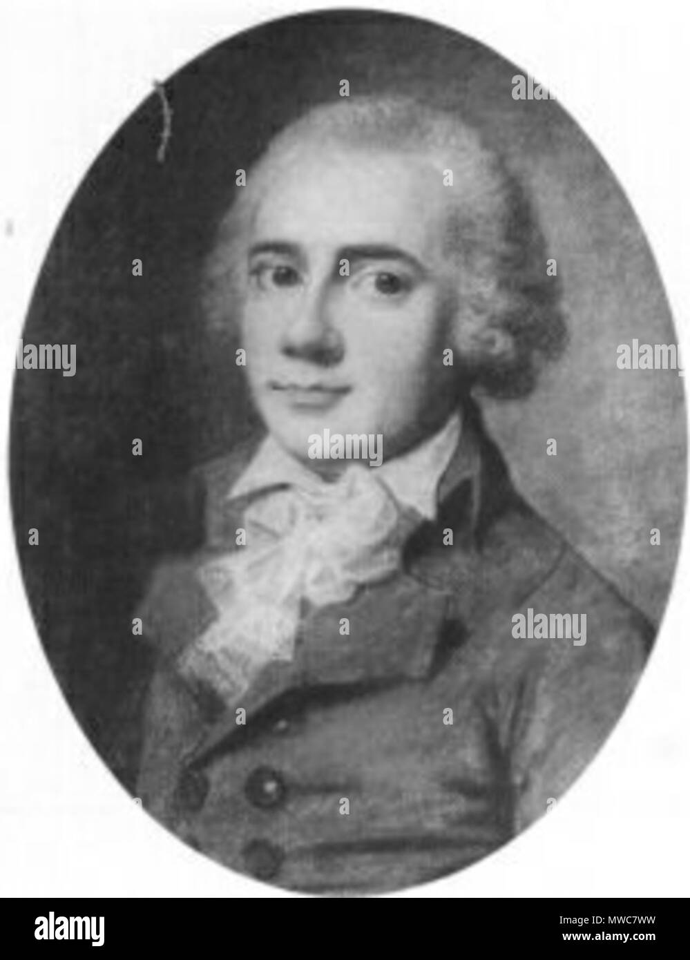 . Englisch: Frederik Julius Kaas (1758-1827), dänischer Adliger, Jurist, Offizier in der Armee, und des Ministers (Premierminister) von Dänemark. 1770. Unbekannt 220 Frederik Julius Kaas 2 Stockfoto