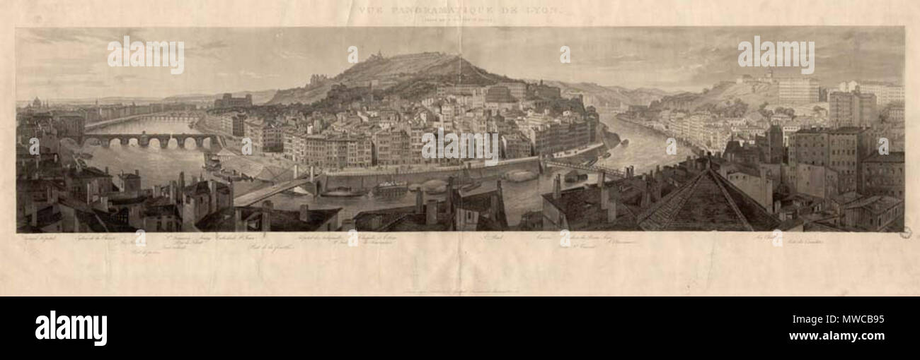 638 Vue Panoramique de La prise de l'église Saint-Louis Stockfoto