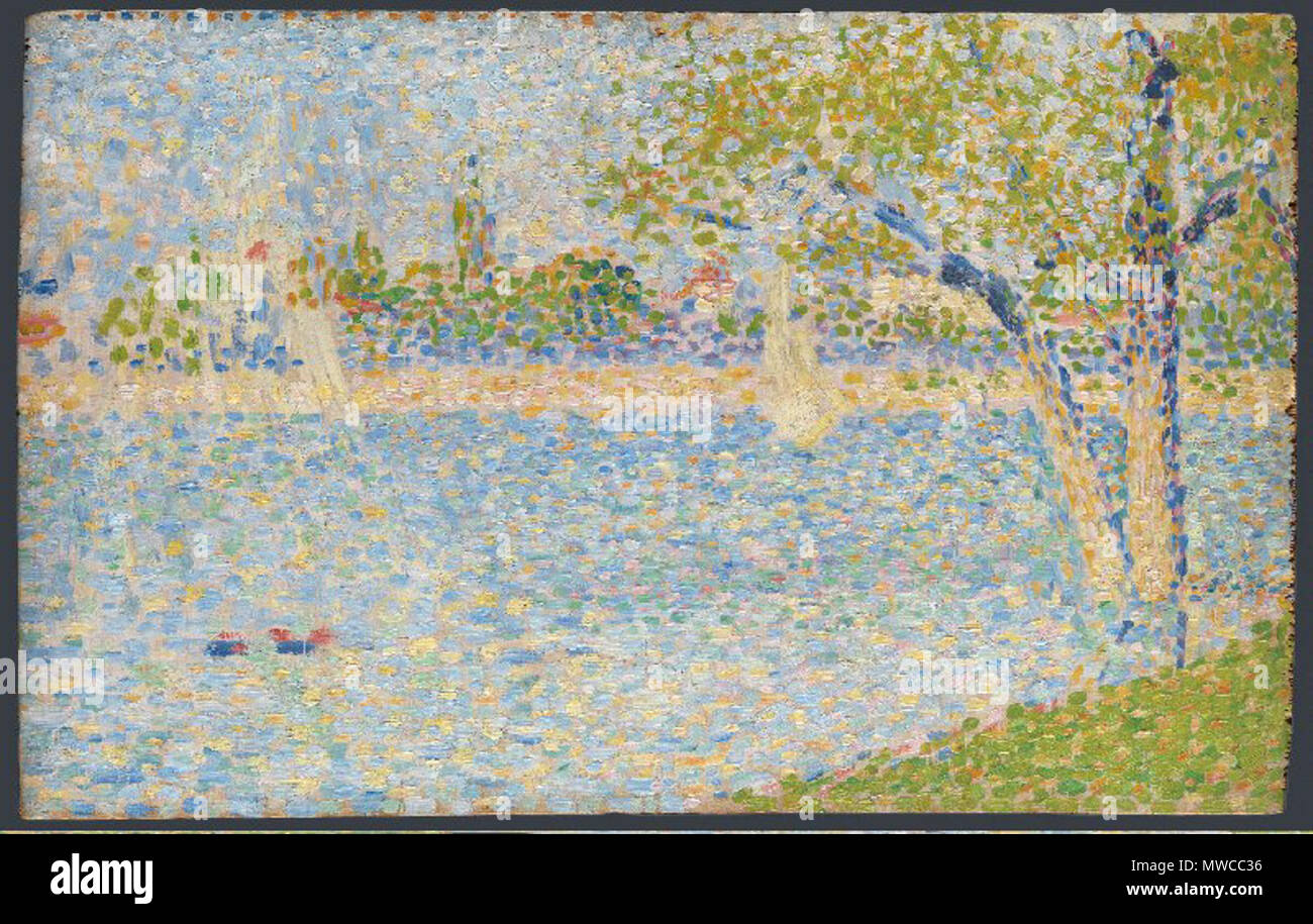 . Englisch Die Seine von La Grande Jatte gesehen. 1888 240