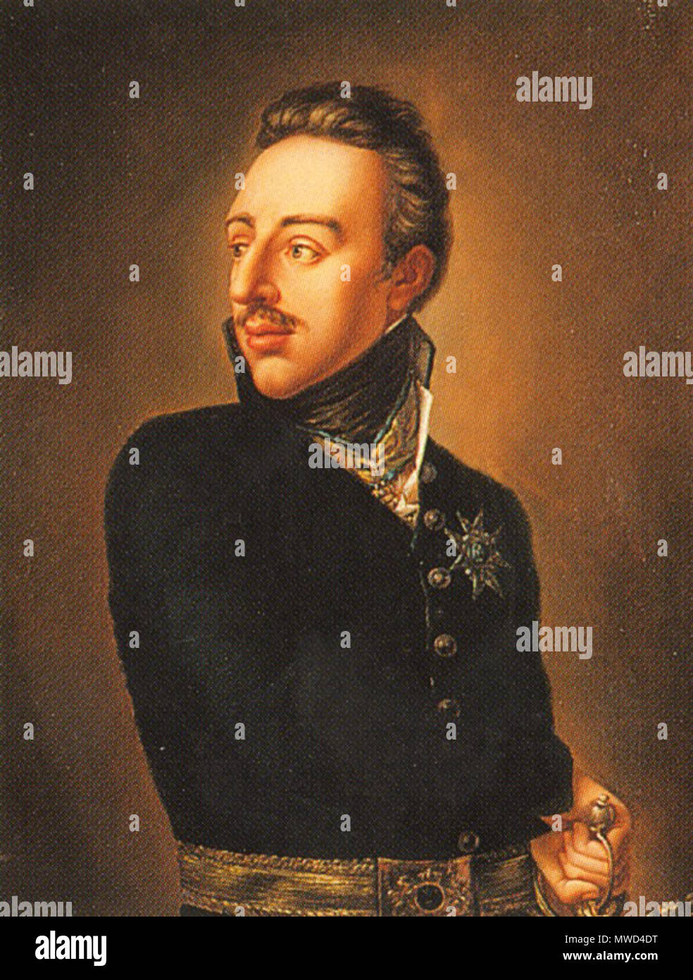 . IV Gustav Adolf von Schweden. 1809 IV 258 Gustav Adolf von Schweden Stockfoto