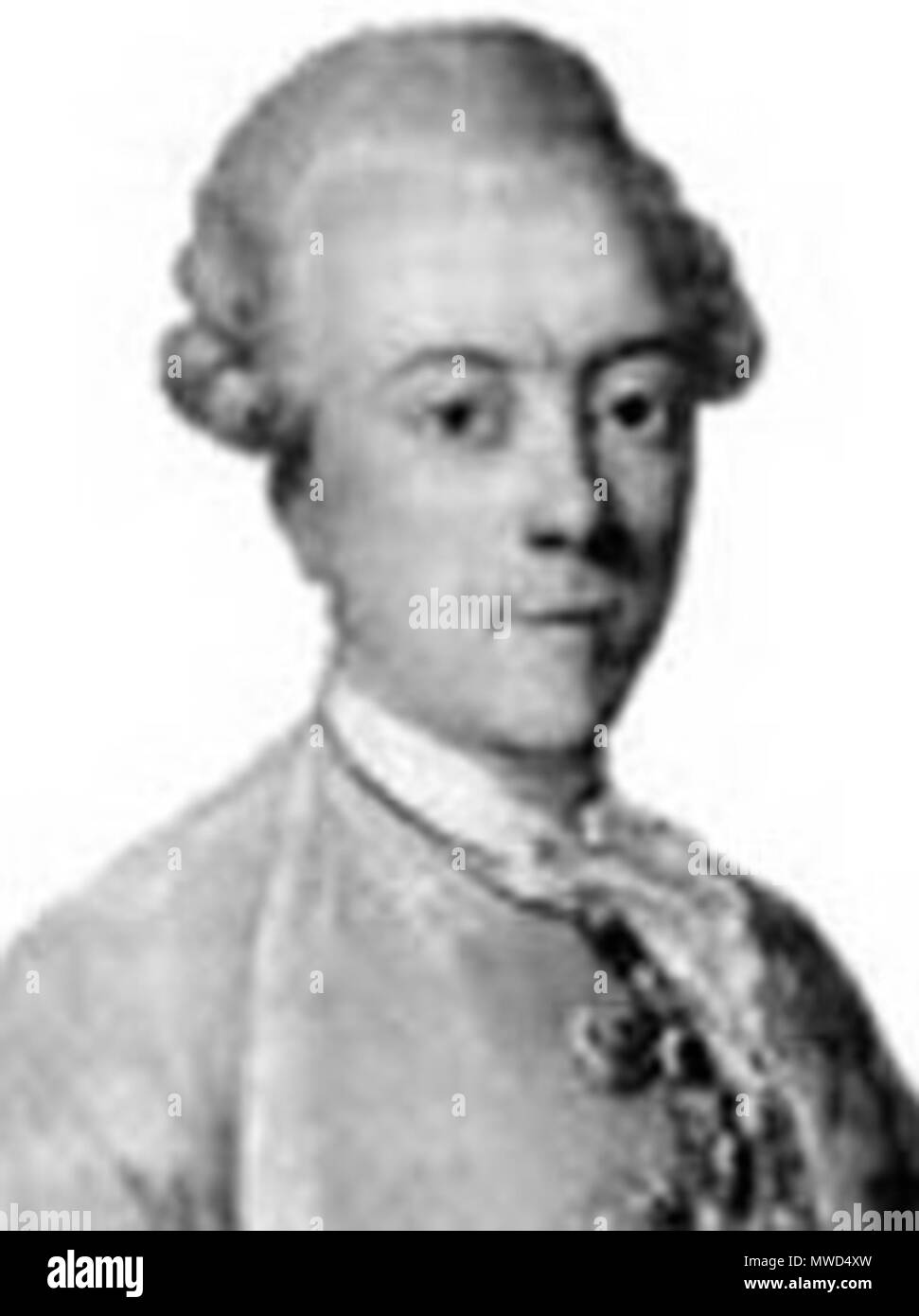 . Englisch: Étienne Bézout, 18. Jahrhundert französischer Mathematiker. Datum unbekannt. Unbekannt 196 Etienne Bezout Stockfoto