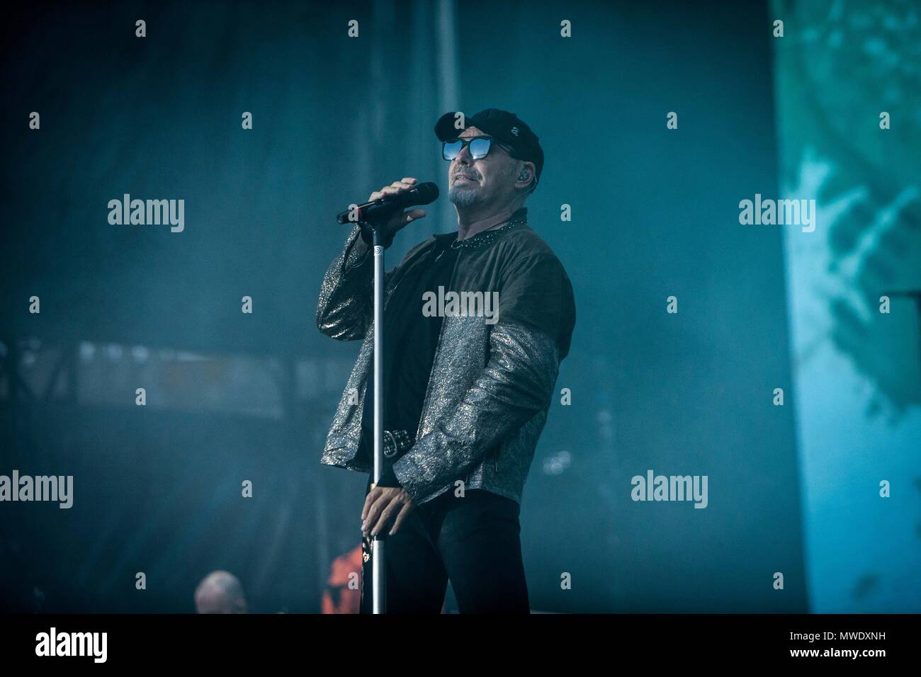 Turin, Italien. 1. Juni 2018. Vasco Rossi live im Olympiastadion © Roberto Finizio / alamy Leben Nachrichten Stockfoto