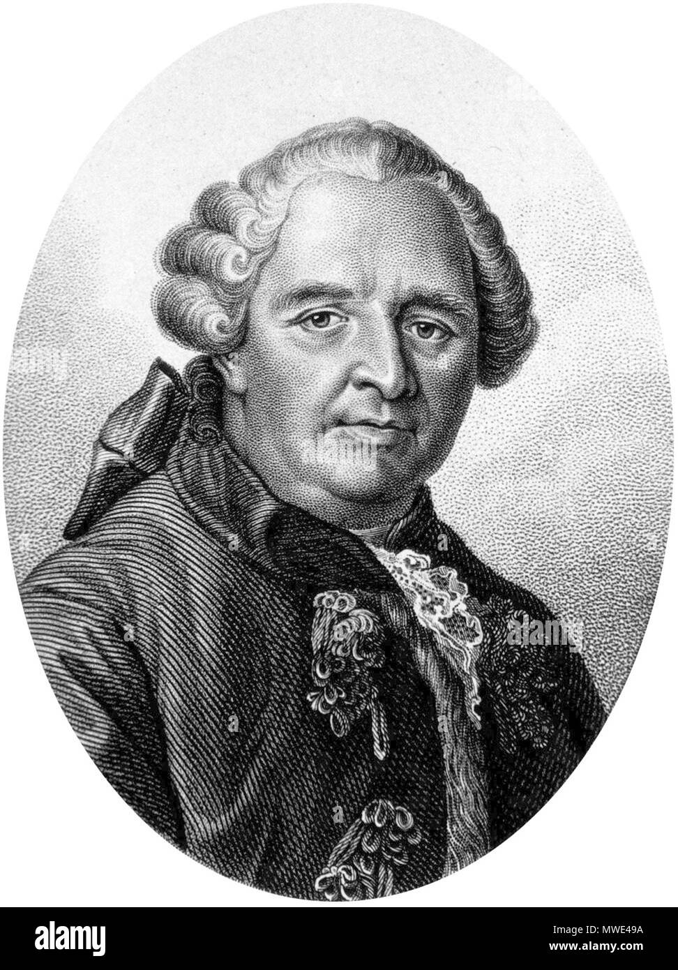 . Englisch: Henri Louis Duhamel du Monceau. Datum unbekannt. Drouais; von Ambroise Tardieu 271 Henri Louis Duhamel du Monceau eingraviert Stockfoto