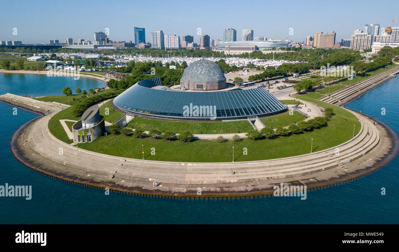 Adler Planetarium, Chicago, IL, USA Stockfoto