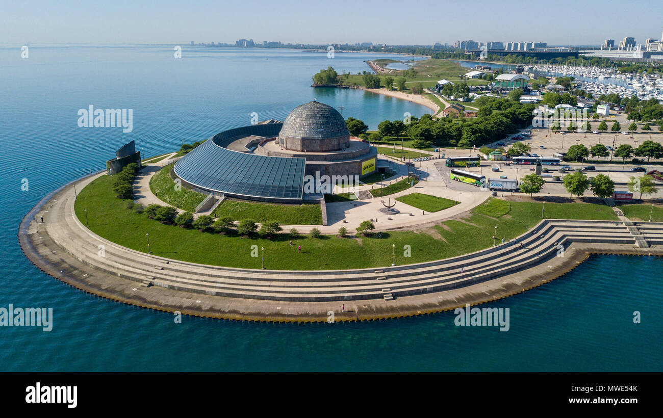 Adler Planetarium, Chicago, IL, USA Stockfoto