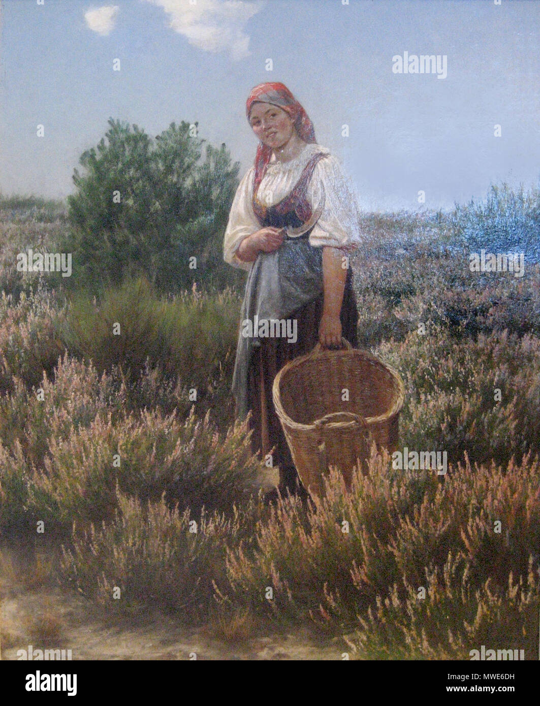 . 1900 Gemälde von Emil Zschimmer (18421917), in privaten Sammlung