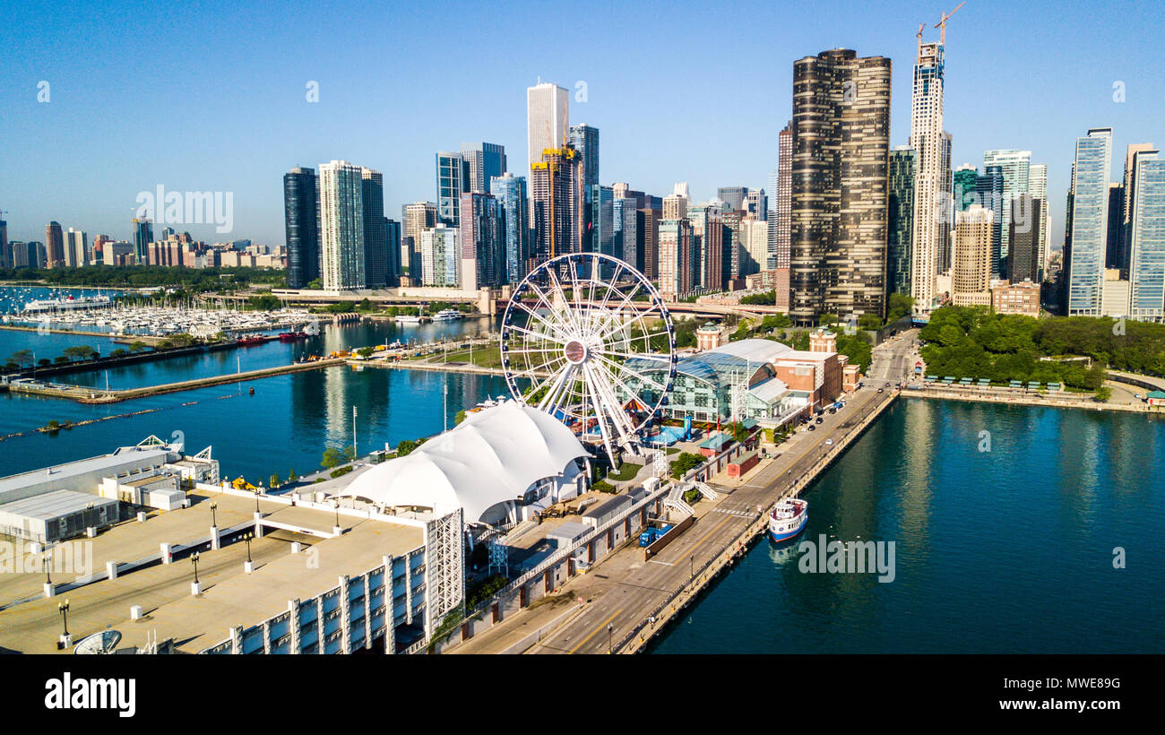 Navy Pier, Chicago, IL, USA Stockfoto
