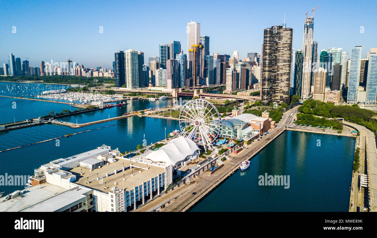 Navy Pier, Chicago, IL, USA Stockfoto