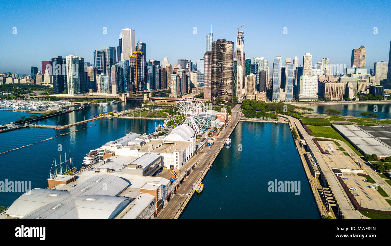 Navy Pier, Chicago, IL, USA Stockfoto