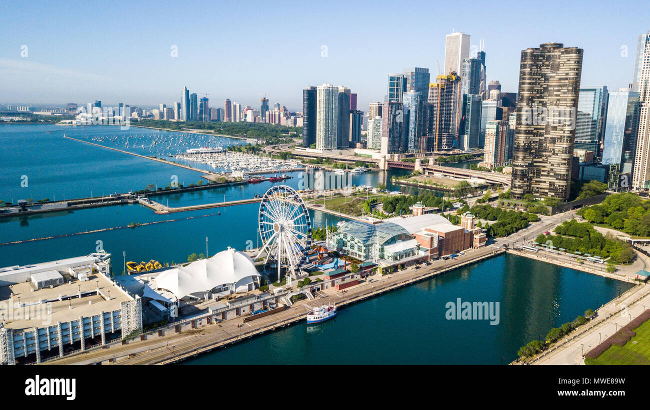 Navy Pier, Chicago, IL, USA Stockfoto