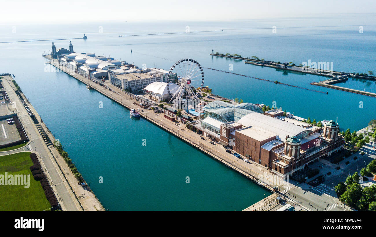 Navy Pier, Chicago, IL, USA Stockfoto