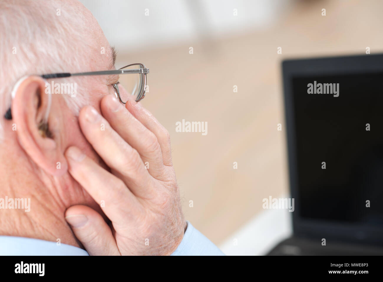 Hilfsmittel für ältere Menschen Stockfoto