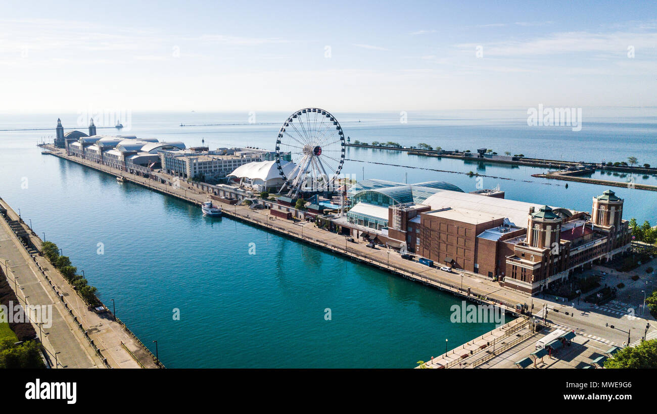 Navy Pier, Chicago, IL, USA Stockfoto