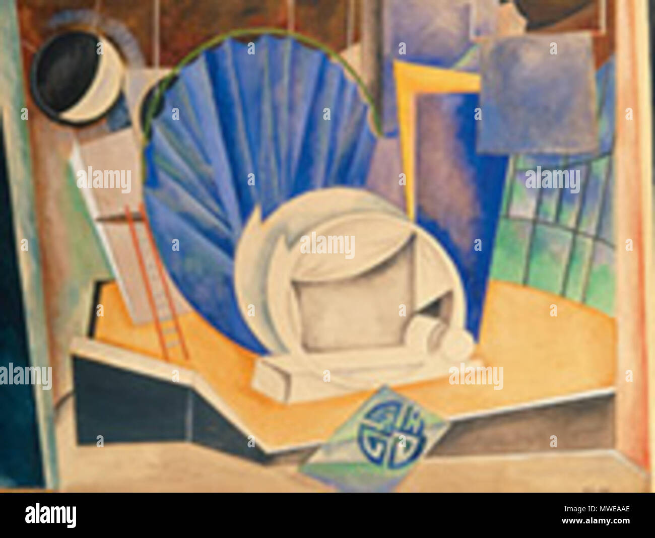 . И. И. Нивинский. Эскизы костюмов декорации и к спектаклю" Принцесса Турандот". Сказка К. Гоцци. Постановка Е. Б. Вахтангова. Третья студия МХАТ. Москва. 1922. 1922. Ignatiy Nivinskiy 290 I. Nivinskiy - Prinzessin Turandot (1922) 9. Stockfoto