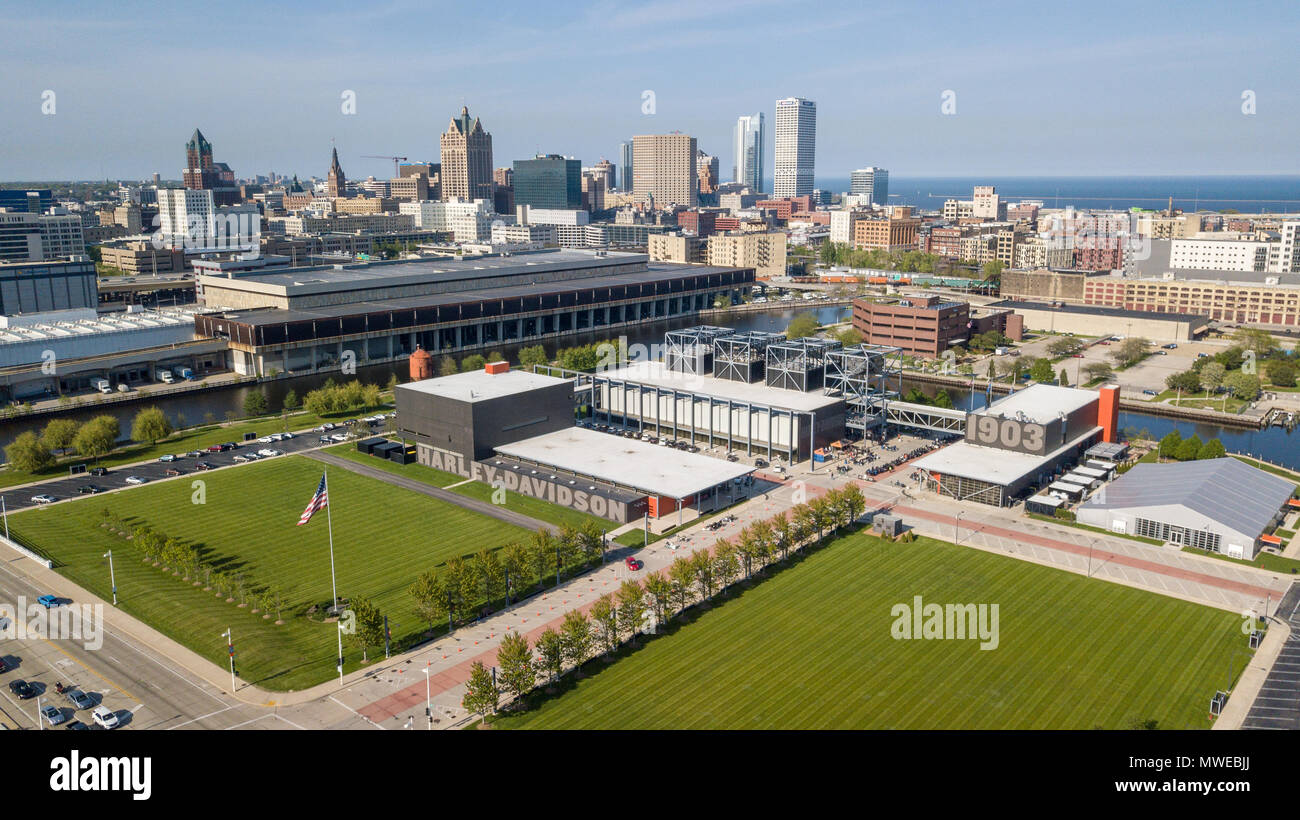 Harley-Davidson Motorrad Museum, Milwaukee, Wisconsin, USA Stockfoto